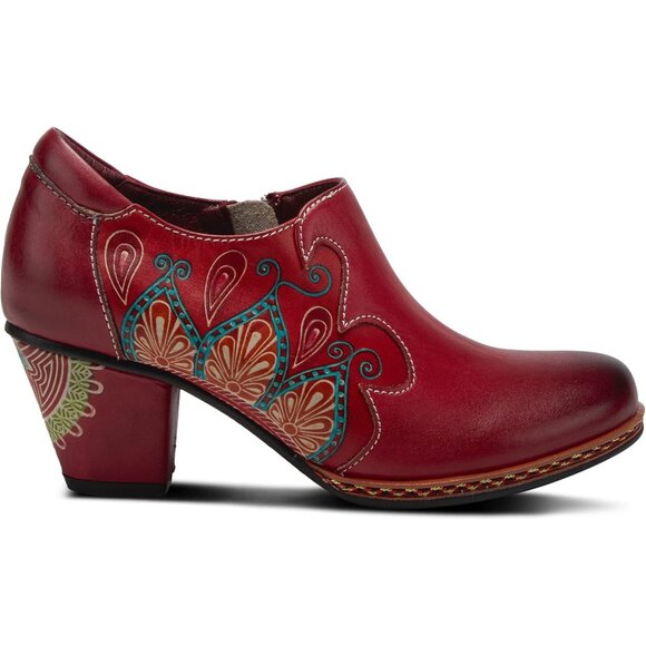 L’Artiste by Spring Step Womens Zami Leather Shootie Boots -- Brown NEW - Picture 5 of 8